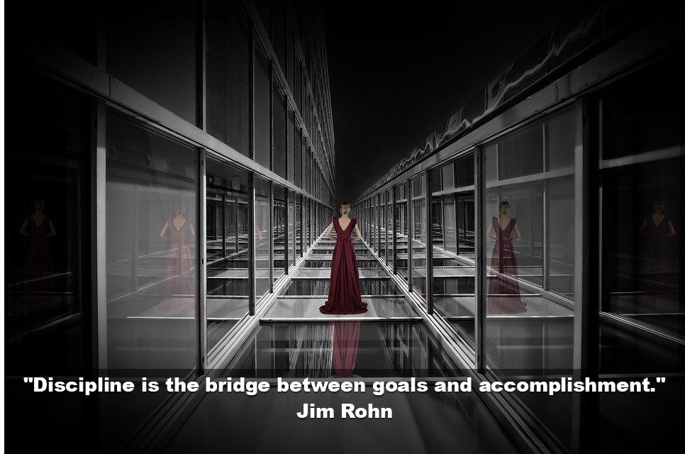 +achieve+discipline+goals+life+now-Discipline is the bridge between goals and accomplishment. - Jim Rohn - 