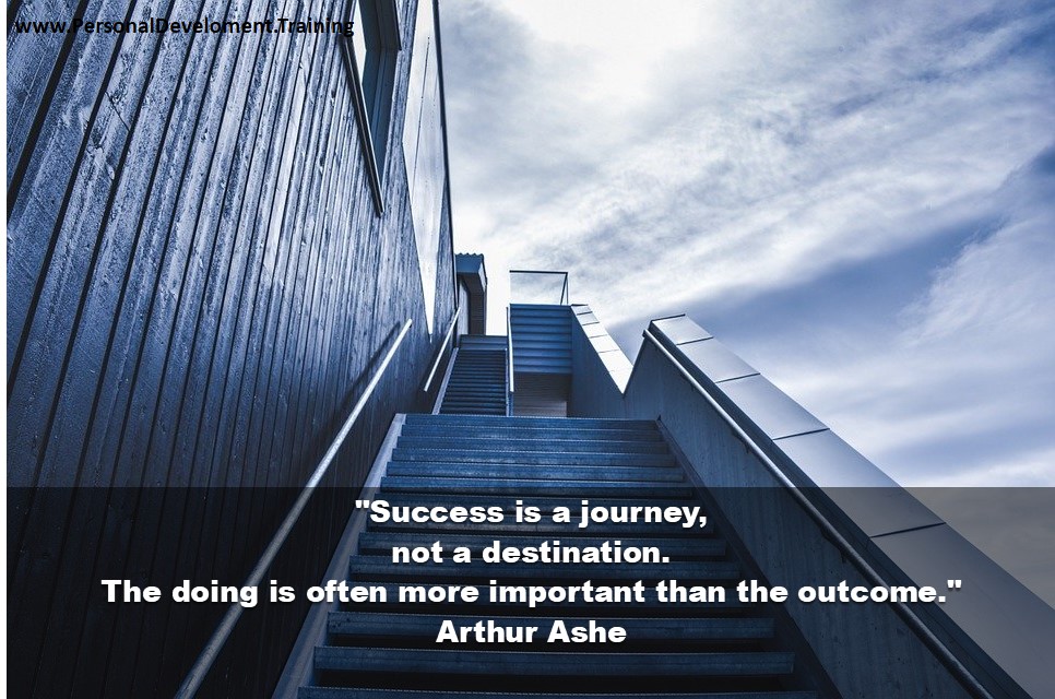 +achieve+goals+goals-Success is a journey, not a destination. The doing is often more important than the outcome. - Arthur Ashe - 