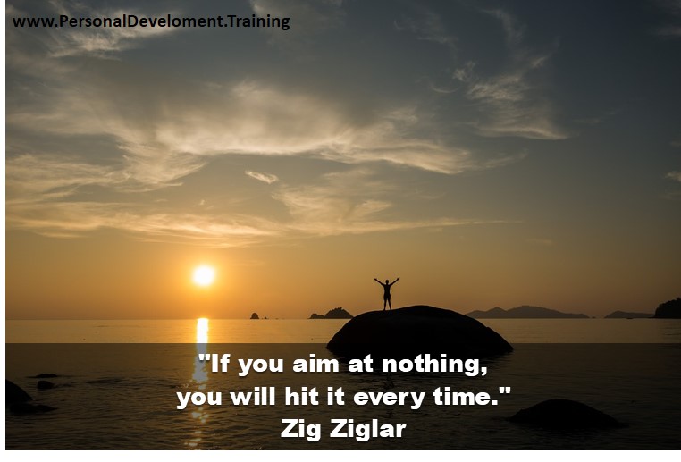 why is it important to set goals and share them with others+goal setting is important for success-If you aim at nothing, you will hit it every time. - Zig Ziglar - 
